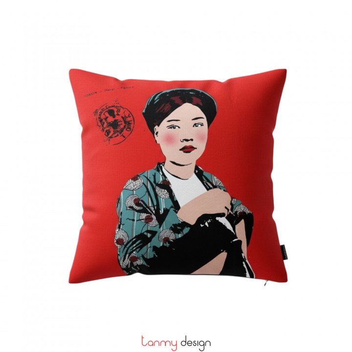Vỏ tựa lưng phụ nữ Việt nam -Miss Hà